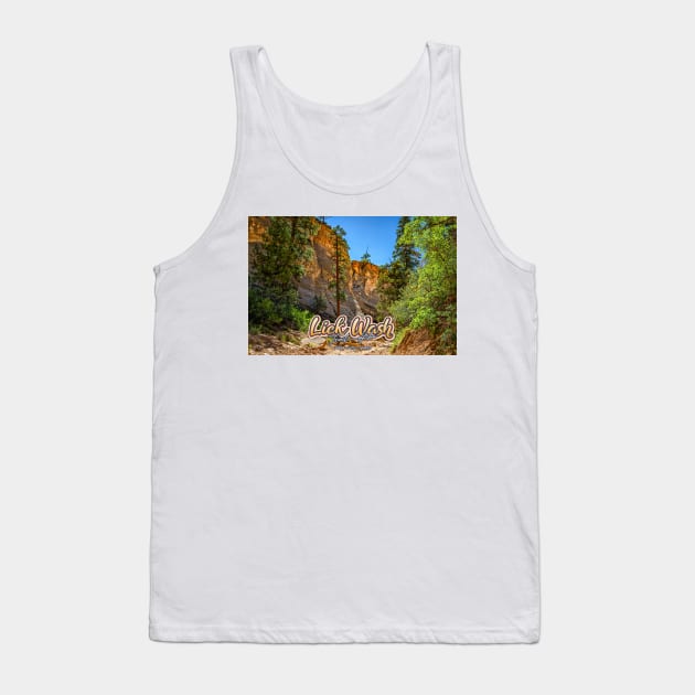Lick Wash Trail Hike Tank Top by Gestalt Imagery